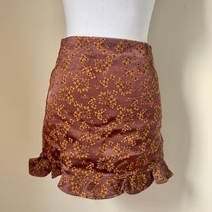 Express Floral Skirt